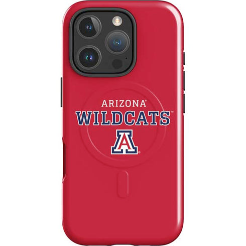 University of Arizona Wildcats Red iPhone 16 Pro Magsafe Impact Case